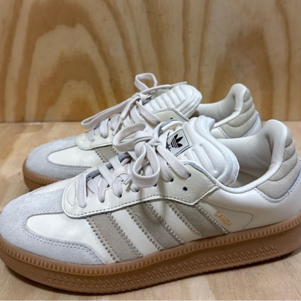 ADIDAS Originals Samba XLG Magic Beige Gum JI0473 Men's sz 7.5